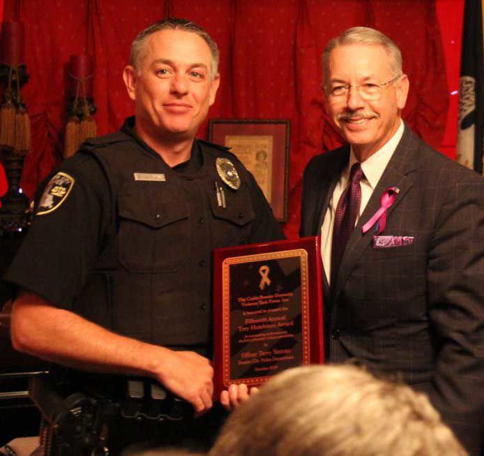 Terry Yetman and award
